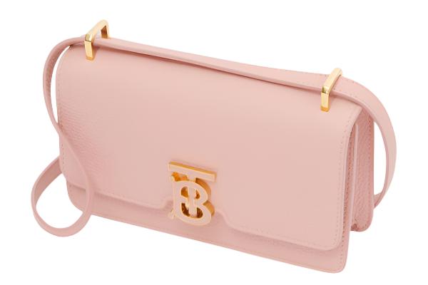 BURBERRY Mini Leather TB Cross-Body Bag "Pink" - Bagistaofficial