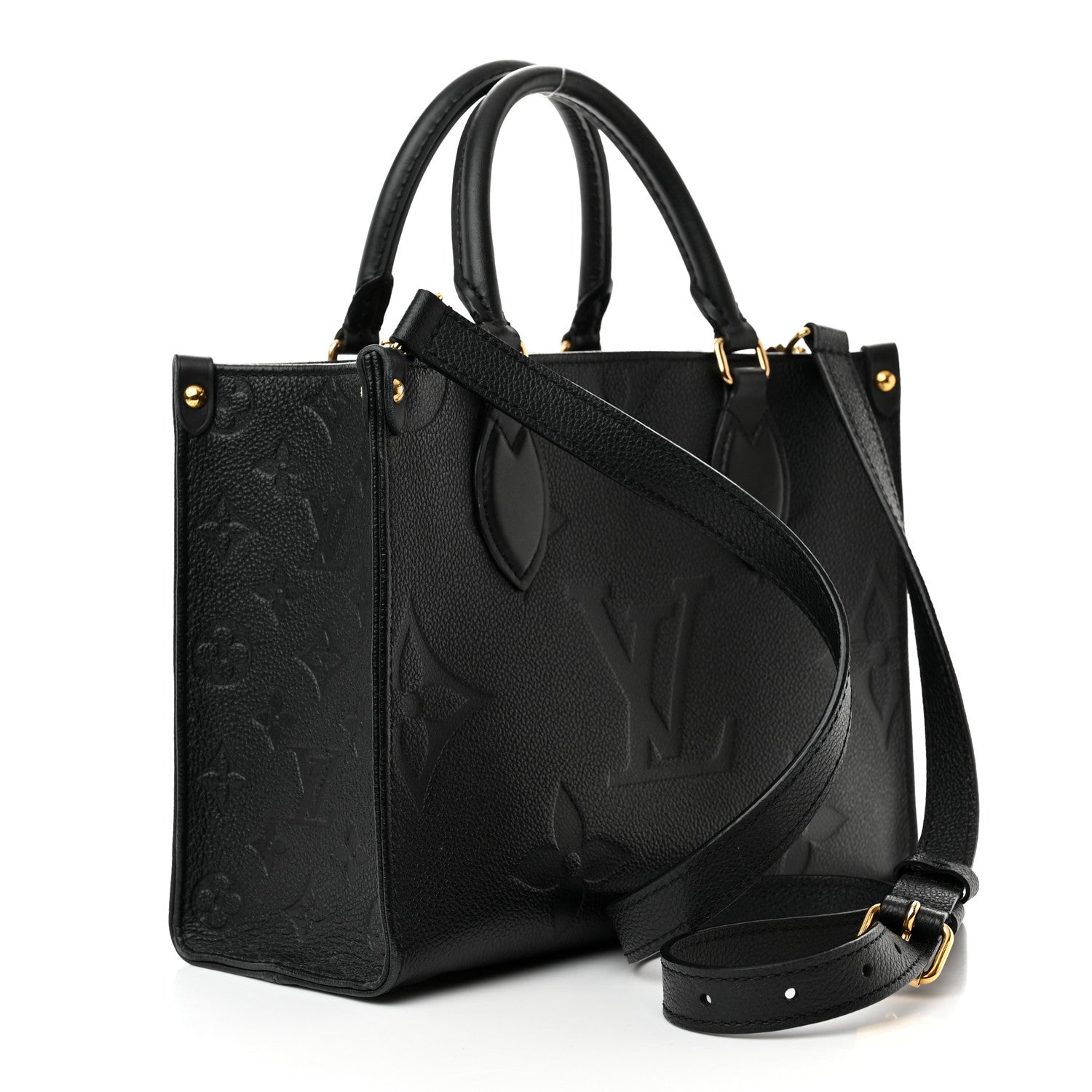 LOUIS VUITTON Empreinte Monogram Giant Onthego PM "Black" - Bagistaofficial