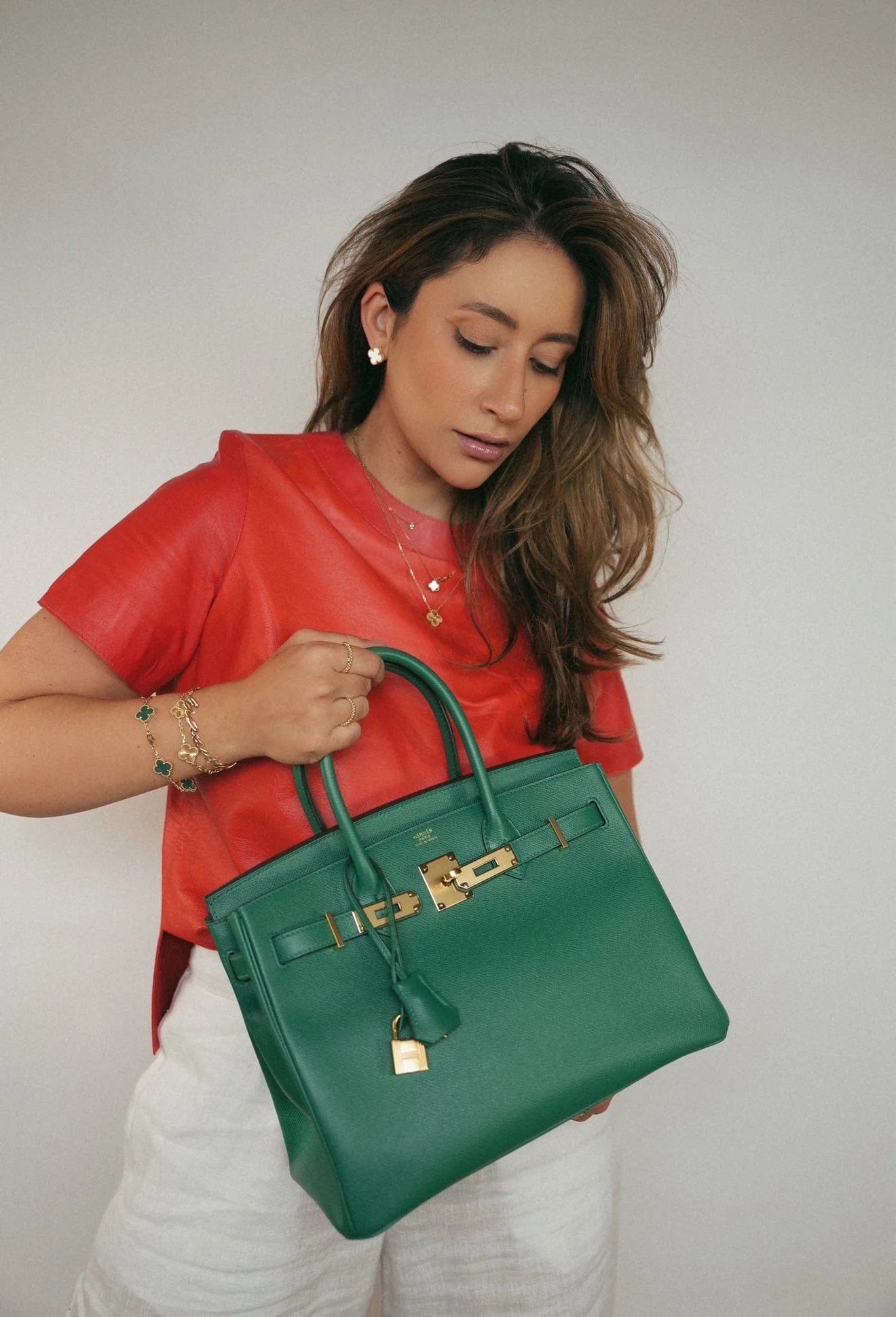 Hermes Birkin Togo Sellier Vert Green Leather