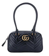 Gucci Marmont Small Top Handle Bag "Black Leather" - Bagistaofficial