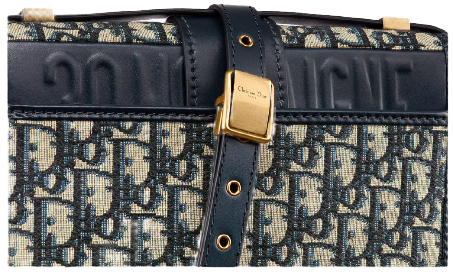 Dior 30 Montaigne bag Oblique Jacquard "Blue" - Bagistaofficial