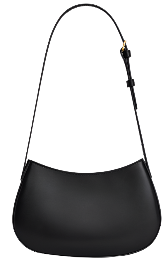 CELINE Tilly Bag In Shiny Calfskin "Black" - Bagistaofficial