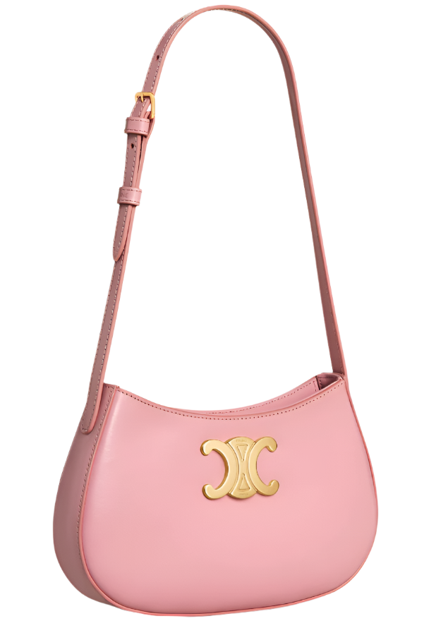 CELINE Tilly Bag In Shiny Calfskin "Pink" - Bagistaofficial