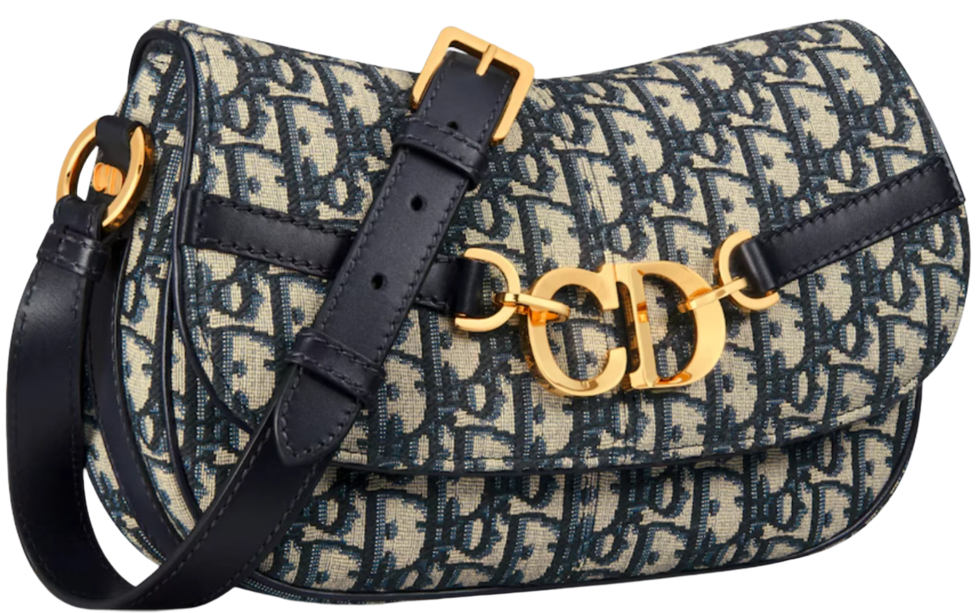 Dior Oblique Jacquard Small CD Besace Bag "Blue" - Bagistaofficial