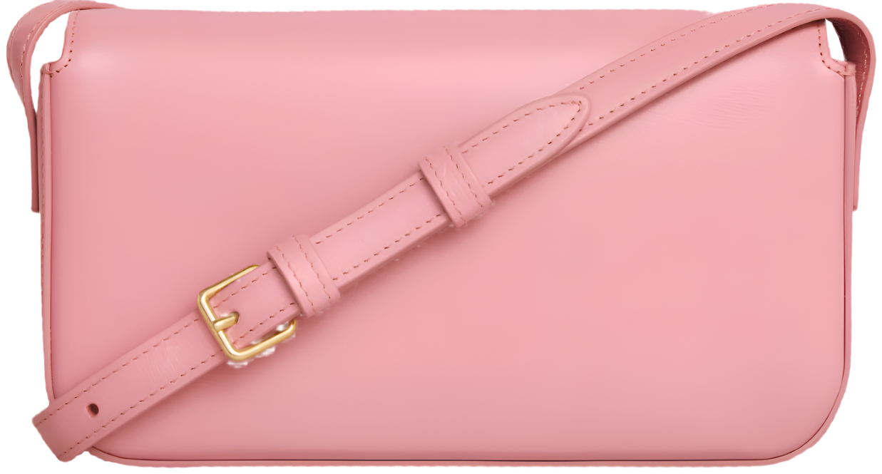 CELINE Shoulder Bag Claude In Natural Calfskin "Pink" - Bagistaofficial