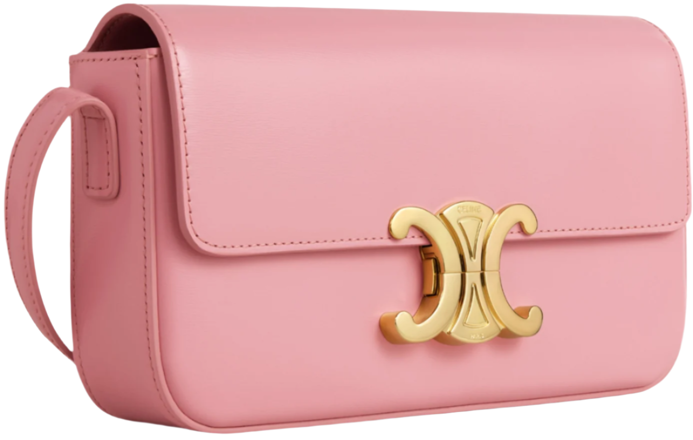 CELINE Shoulder Bag Claude In Natural Calfskin "Pink" - Bagistaofficial