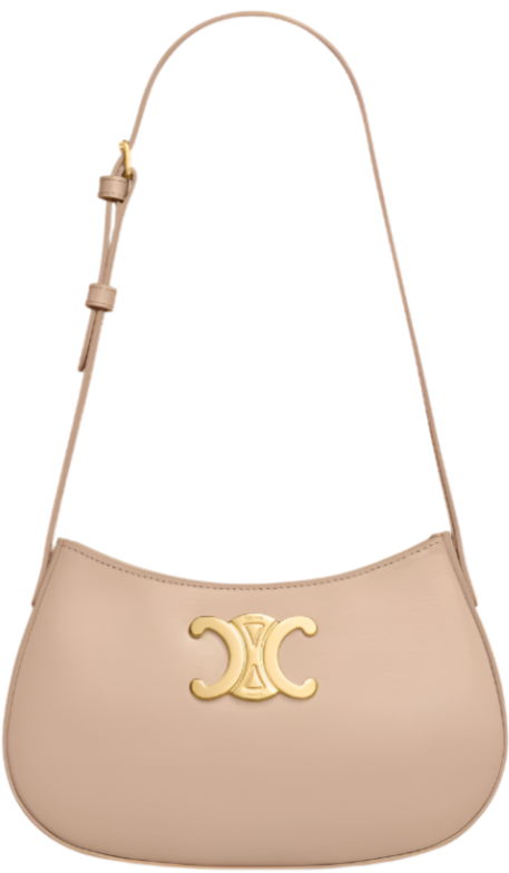 CELINE Tilly Bag In Shiny Calfskin "Safari" - Bagistaofficial