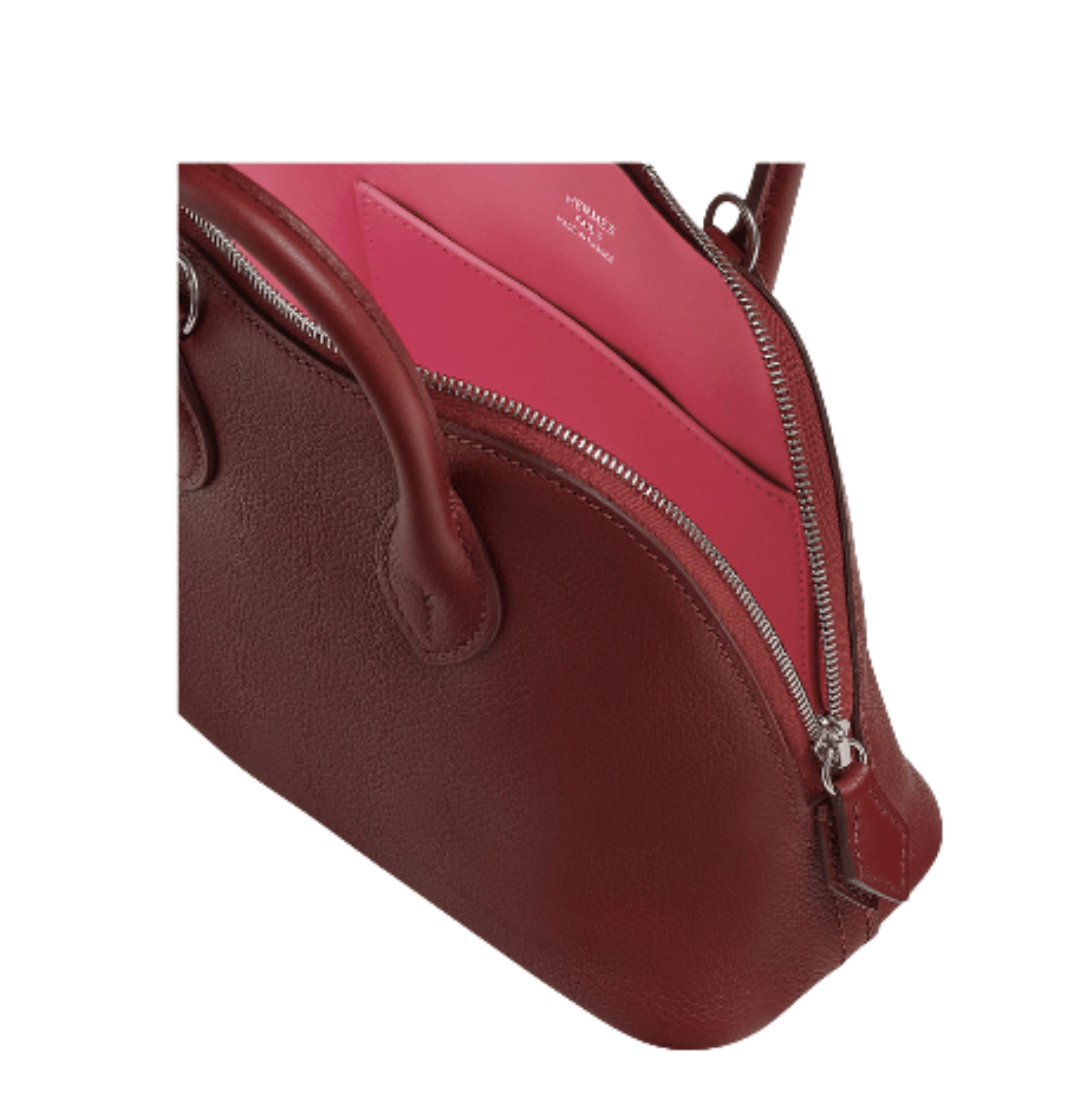 Hermès  Bolide Rouge H And Made Of Evercolor Or Mysore Goatskin Leather
