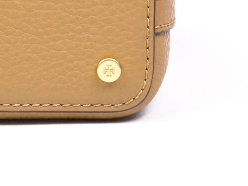 Tory Burch Britten Leather Crossbody Bag "Tiramisu" - Bagistaofficial