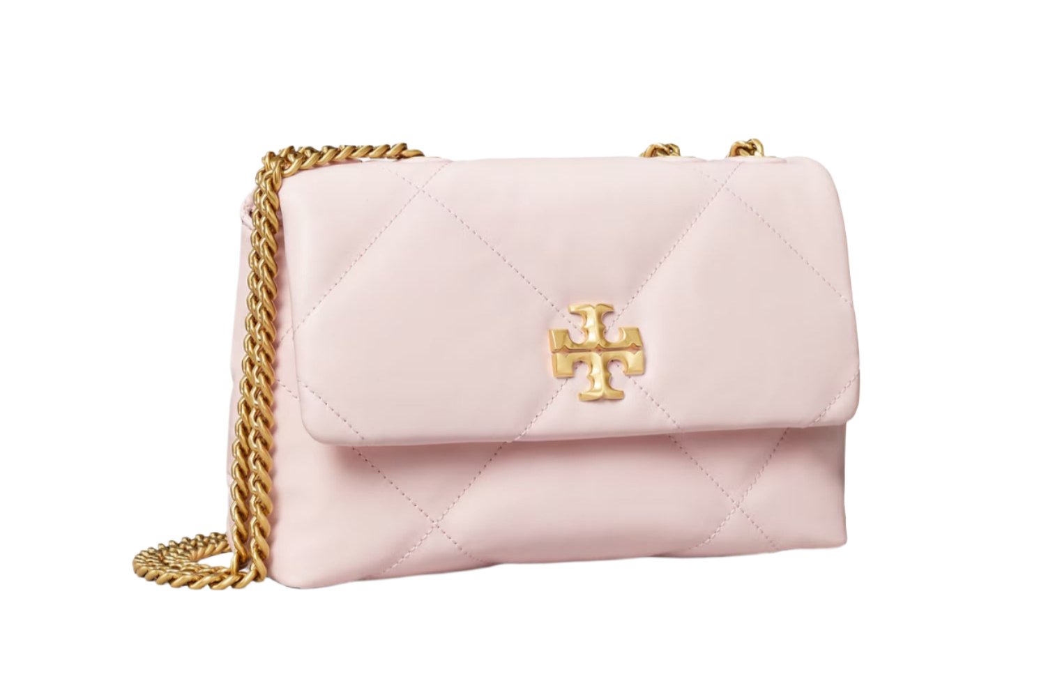 Tory Burch Kira quilted shoulder bag "Rose Salt" - Bagistaofficial