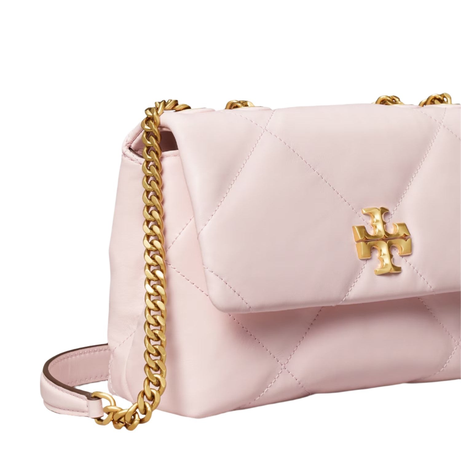 Tory Burch Kira quilted shoulder bag "Rose Salt" - Bagistaofficial