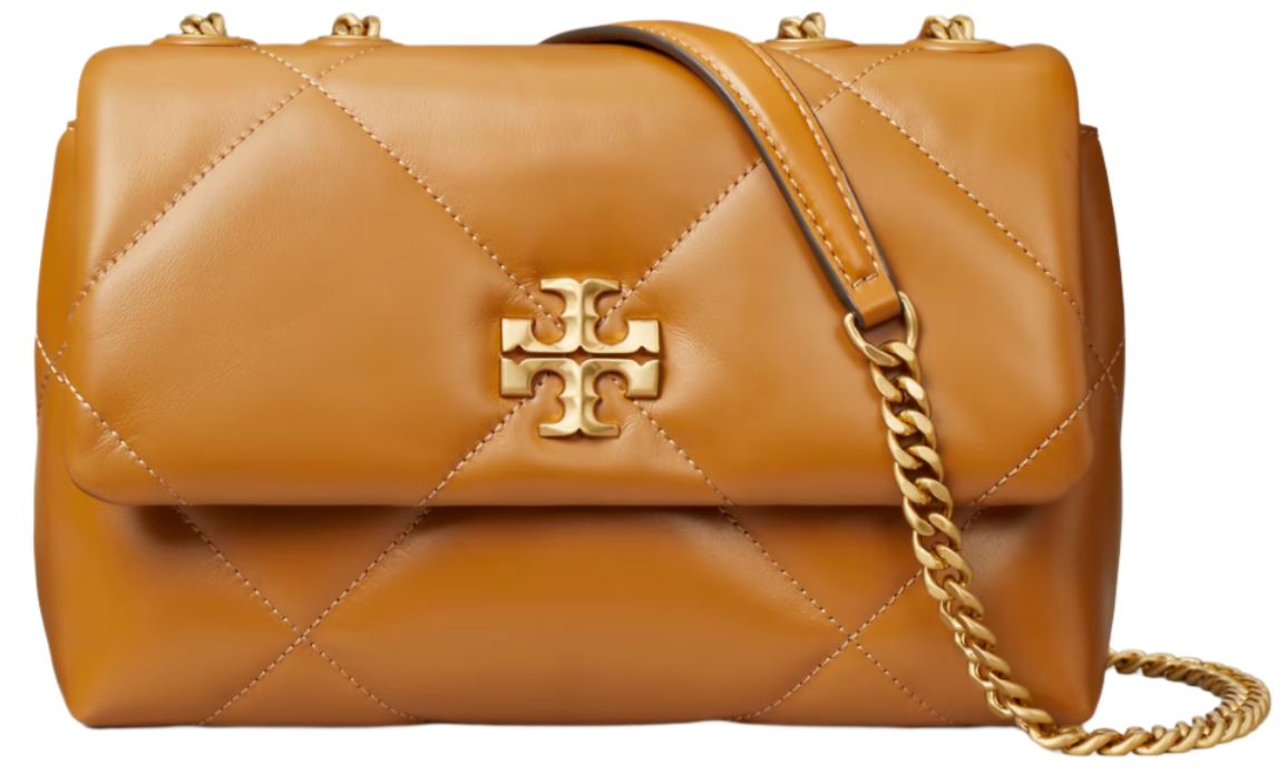 Tory Burch Kira quilted shoulder bag "Tan" - Bagistaofficial